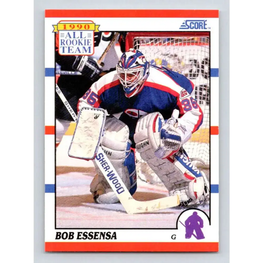 1990-91 Score #324 Bob Essensa NM-MT Winnipeg Jets Hockey Card