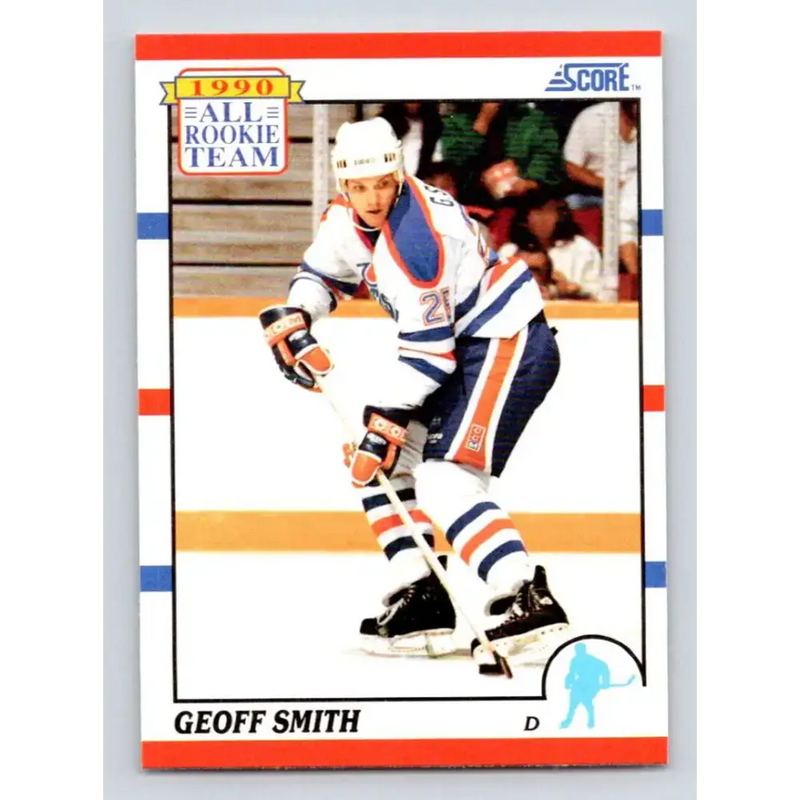 1990-91 Score #326 Geoff Smith NM-MT Edmonton Oilers Hockey Card - Hockey Card Single