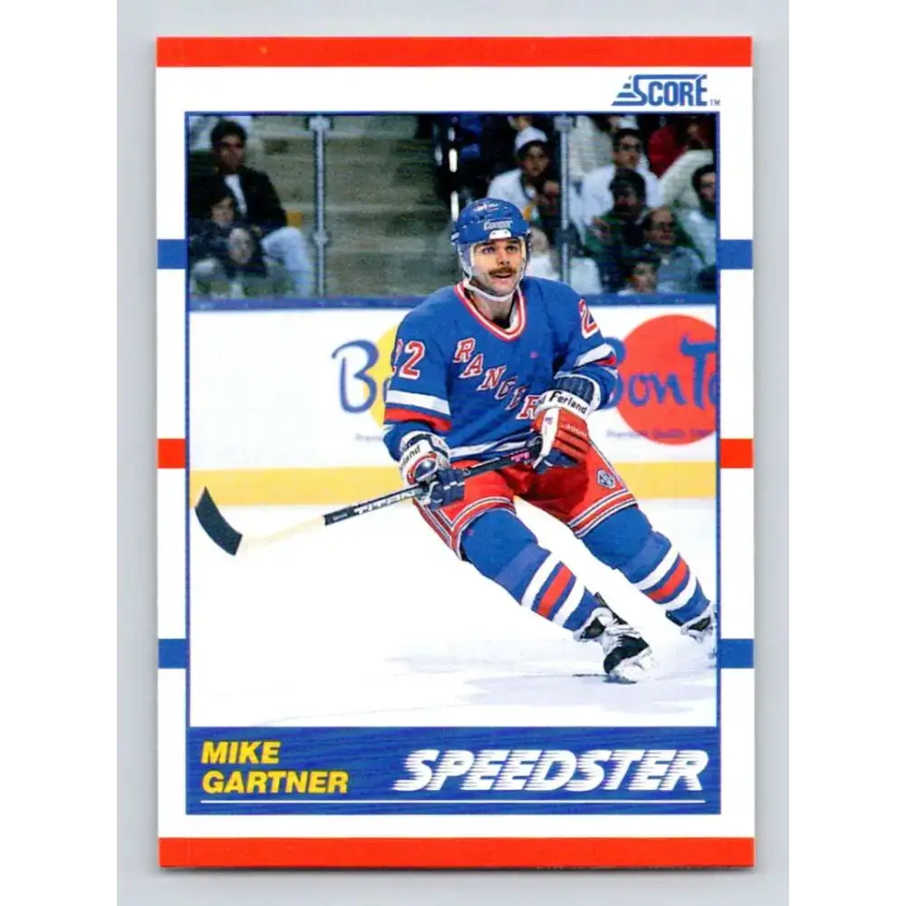 1990-91 Score #333 Mike Gartner NM-MT New York Rangers Hockey Card - Hockey Card Single
