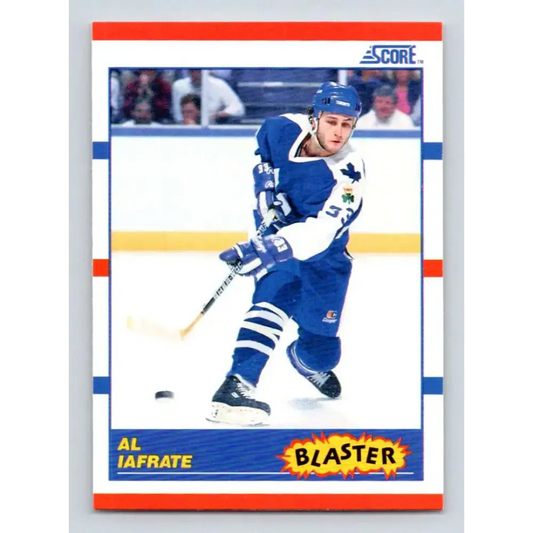 1990-91 Score #334 Al Iafrate NM-MT Toronto Maple Leafs Hockey Card - Hockey Card Single