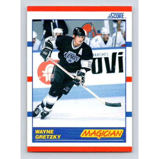 1990-91 Score #338 Wayne Gretzky NM-MT Los Angeles Kings Hockey Card