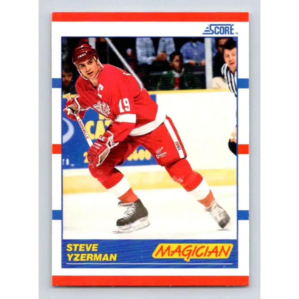 1990-91 Score #339 Steve Yzerman NM-MT Detroit Red Wings Hockey Card