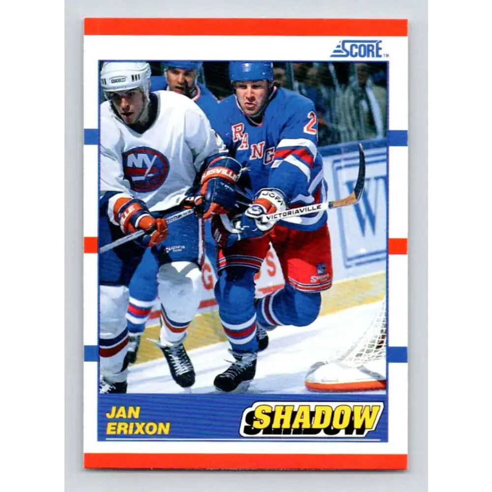 1990-91 Score #343 Jan Erixon NM-MT New York Rangers Hockey Card - Hockey Card Single