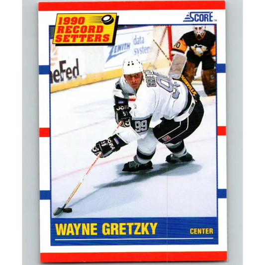 1990-91 Score #347 Wayne Gretzky NM-MT Los Angeles Kings Hockey Card