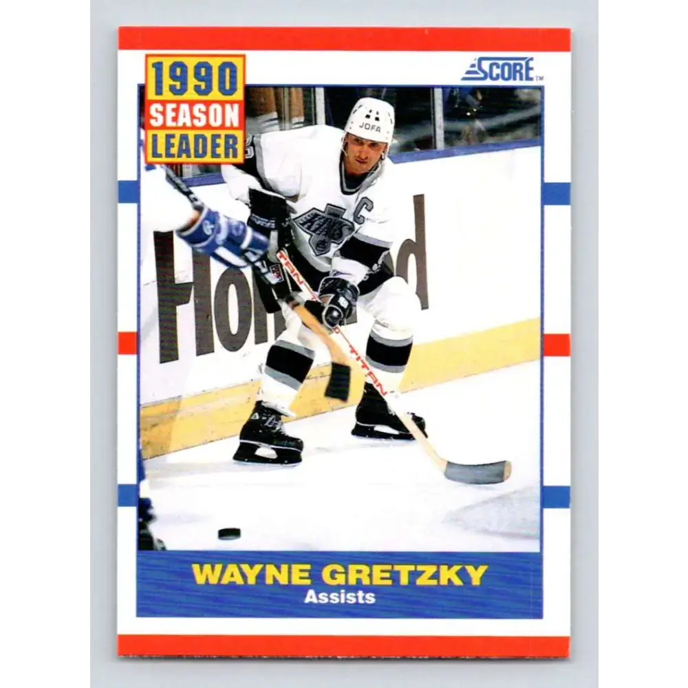 1990-91 Score #352 Wayne Gretzky NM-MT Los Angeles Kings Hockey Card - Hockey Card Single