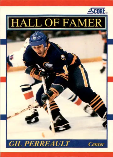 1990-91 Score #355 Gilbert Perreault NM Near Mint Sabres HOF ID:46061 - Hockey Card Single