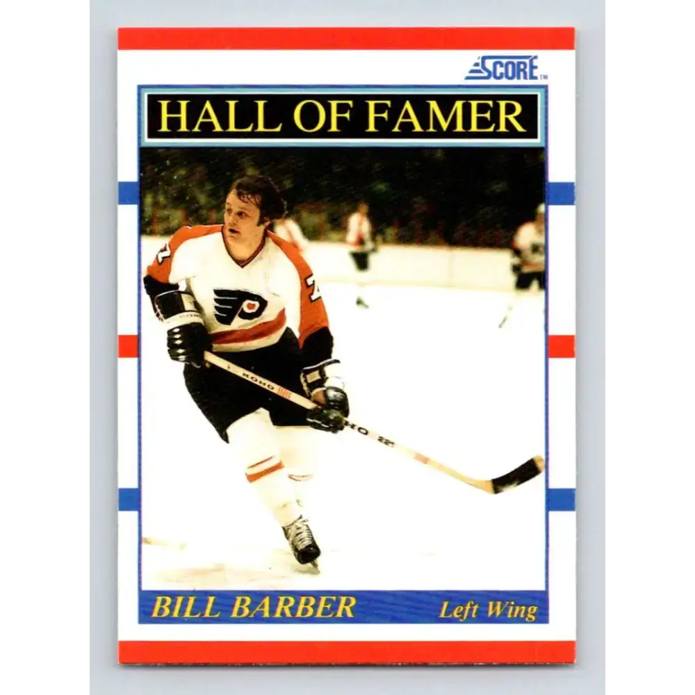 1990-91 Score #356 Bill Barber NM-MT Philadelphia Flyers Hockey Card - Hockey Card Single