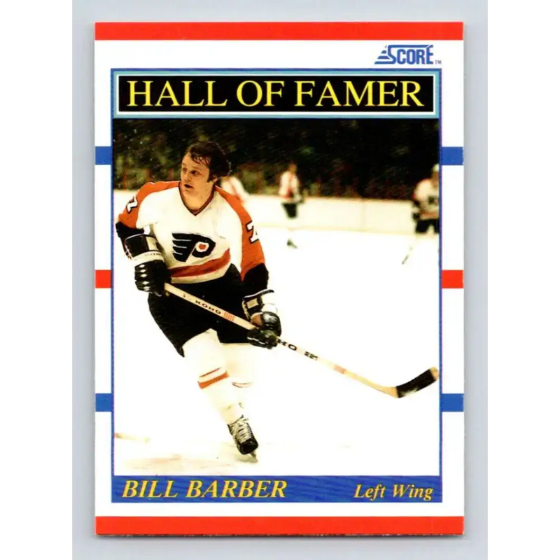 1990-91 Score #356 Bill Barber NM-MT Philadelphia Flyers Hockey Card - Hockey Card Single