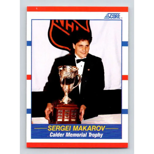 1990-91 Score #362 Sergei Makarov NM-MT Calgary Flames Hockey Card