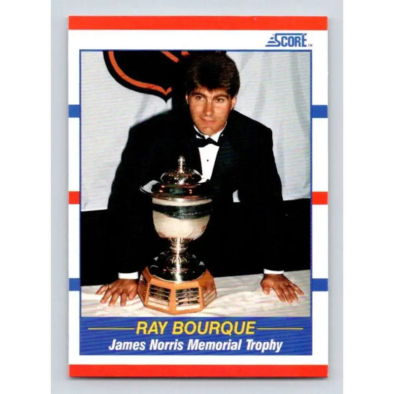 1990-91 Score #363 Ray Bourque NM-MT Boston Bruins Hockey Card - Hockey Card Single