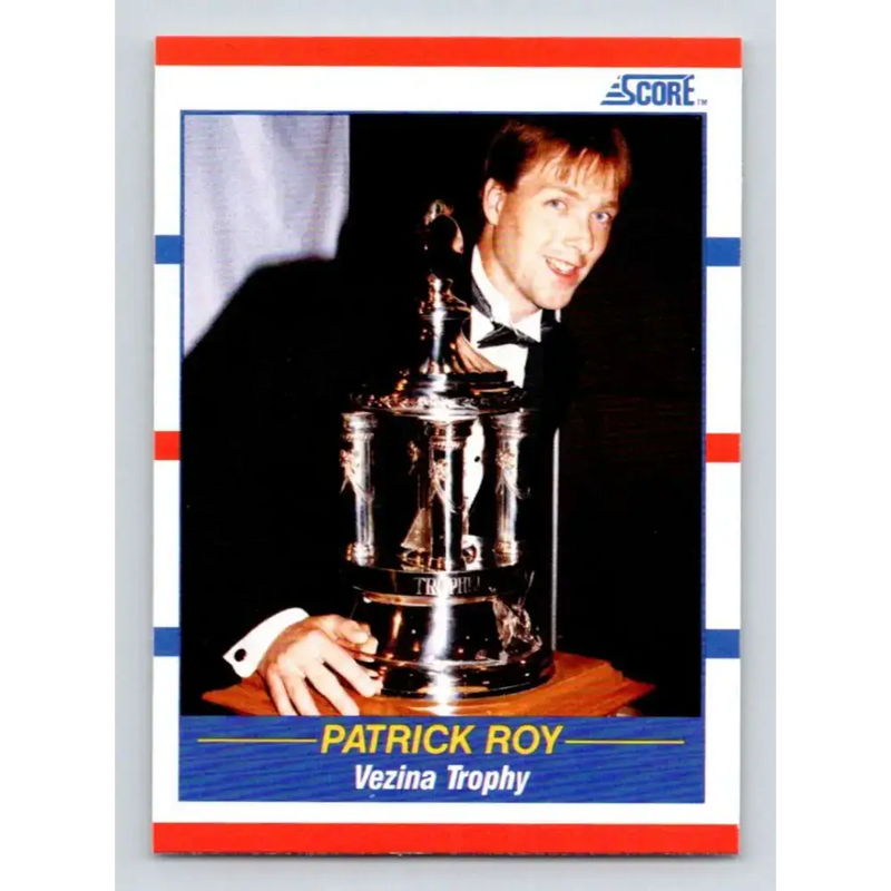 1990-91 Score #364 Patrick Roy NM-MT Montreal Canadiens Hockey Card - Hockey Card Single