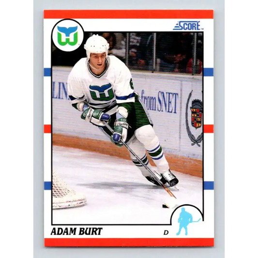 1990-91 Score #370 Adam Burt NM-MT RC Rookie Hartford Whalers Hockey Card - Hockey Card Single
