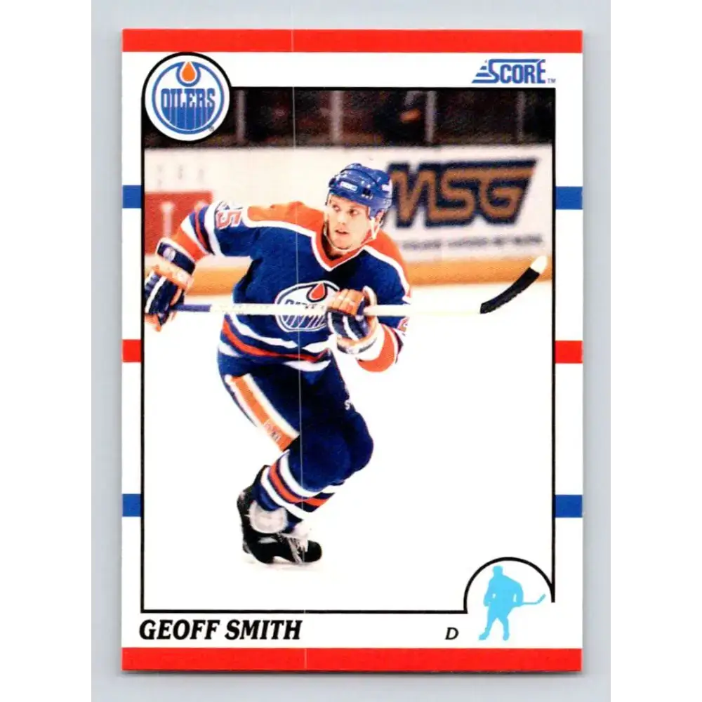 1990-91 Score #373 Geoff Smith NM-MT RC Rookie Edmonton Oilers Hockey Card - Hockey Card Single