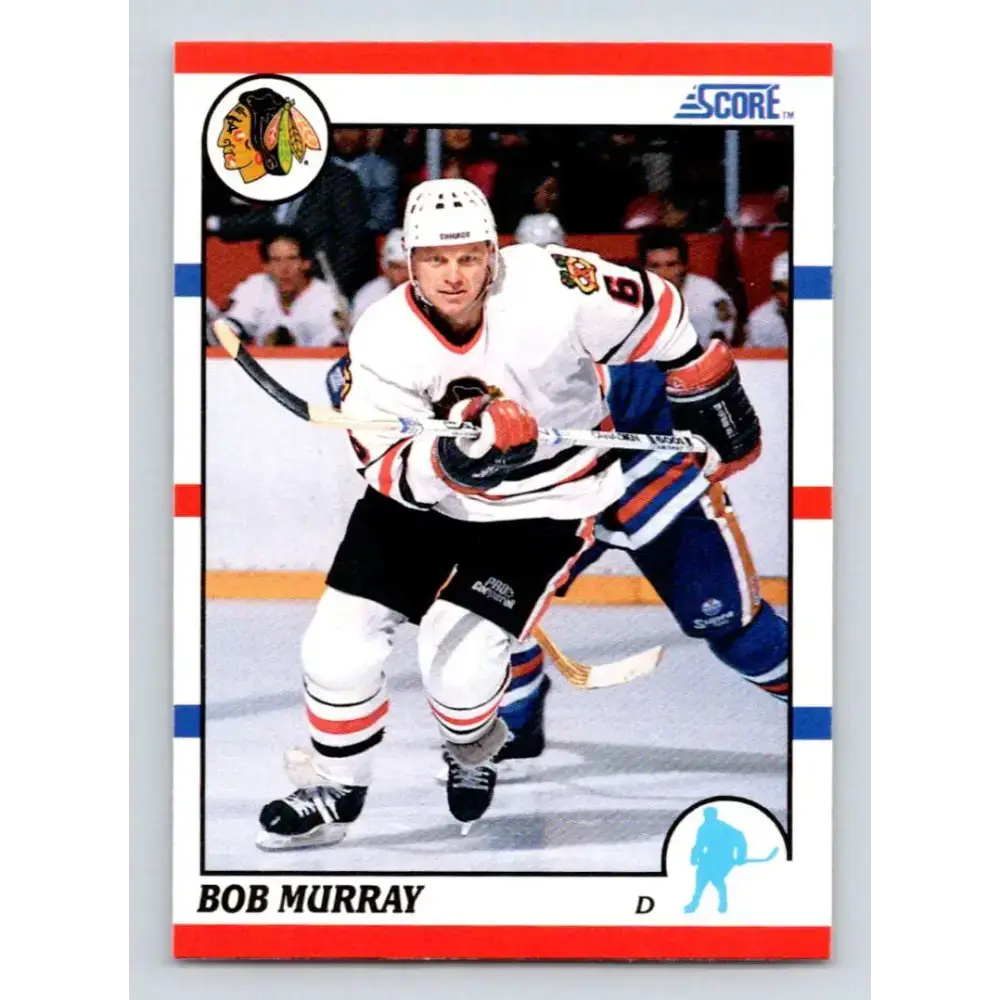 1990-91 Score #376 Bob Murray NM-MT Chicago Blackhawks Hockey Card - Hockey Card Single