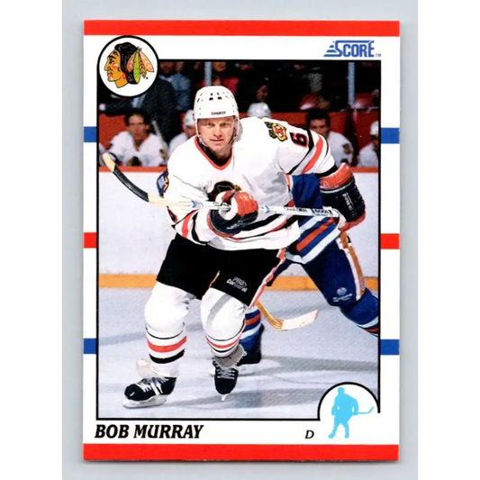 1990-91 Score #376 Bob Murray NM-MT Chicago Blackhawks Hockey Card