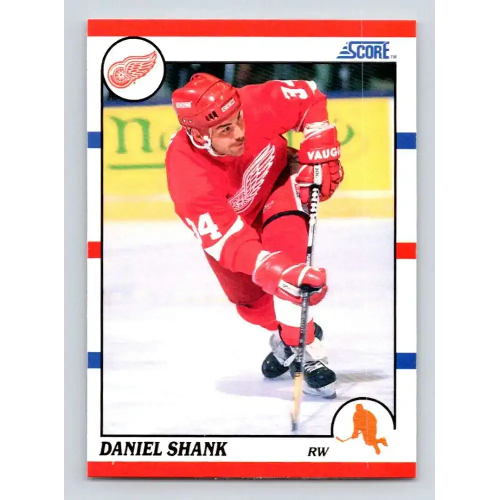 1990-91 Score #377 Daniel Shank NM-MT RC Rookie Detroit Red Wings Hockey Card