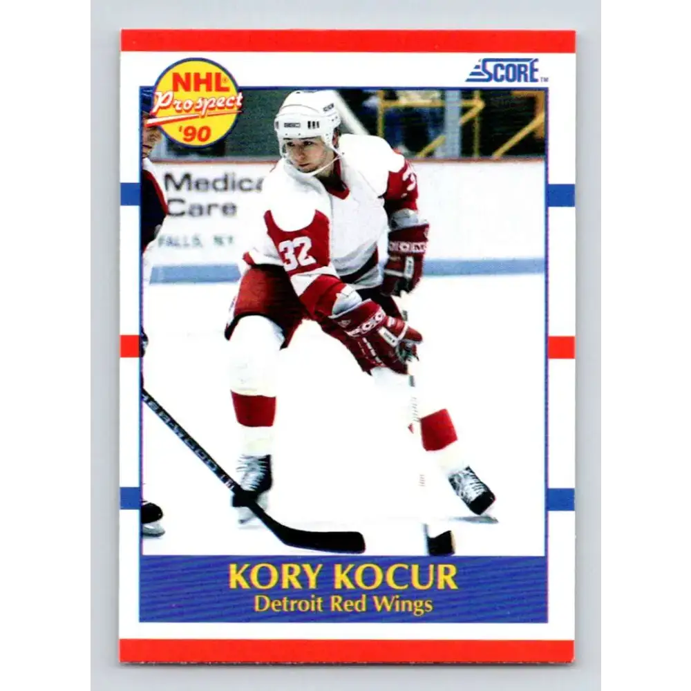 1990-91 Score #384 Kory Kocur NM-MT RC Rookie Detroit Red Wings Hockey Card