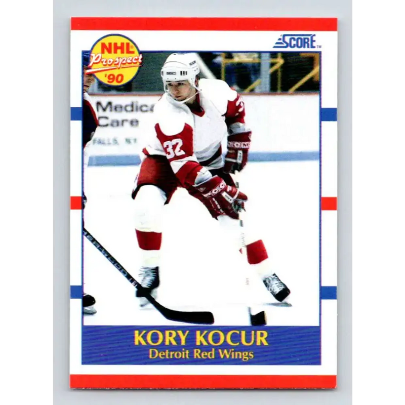 1990-91 Score #384 Kory Kocur NM-MT RC Rookie Detroit Red Wings Hockey Card