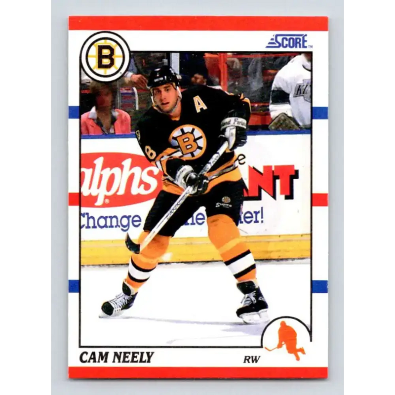 1990-91 Score #4 Cam Neely NM-MT Boston Bruins Hockey Card - Hockey Card Single