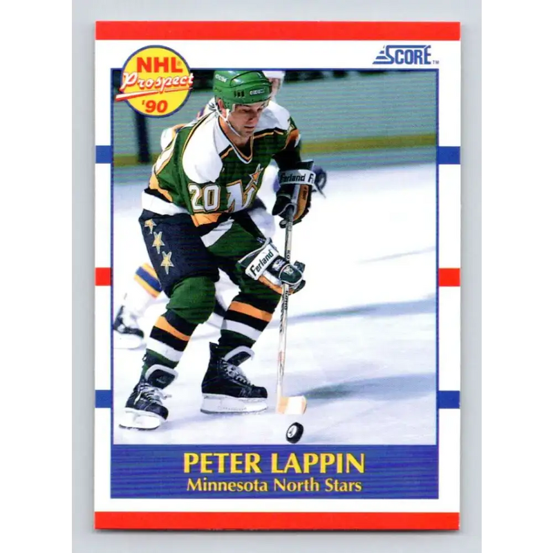 1990-91 Score #403 Peter Lappin NM-MT RC Rookie Minnesota North Stars Hockey Card - Hockey Card Single