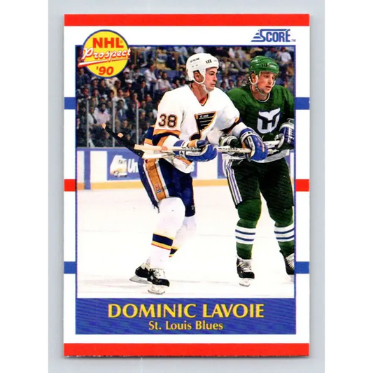 1990-91 Score #416 Dominic Lavoie NM-MT RC Rookie St. Louis Blues Hockey Card