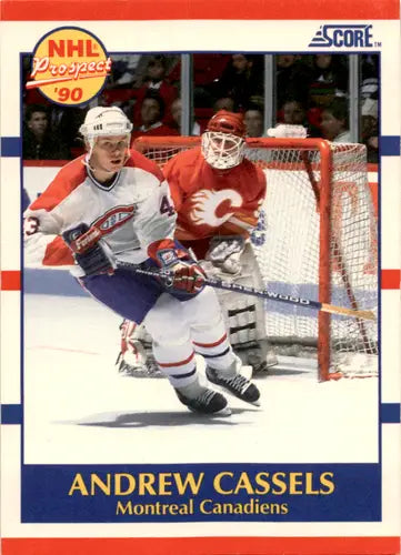 1990-91 Score #422 Andrew Cassels NM Near Mint RC Rookie Canadiens ID:46053 - Hockey Card Single