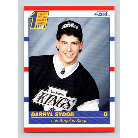 1990-91 Score #425 Darryl Sydor NM-MT RC Rookie Los Angeles Kings Hockey Card