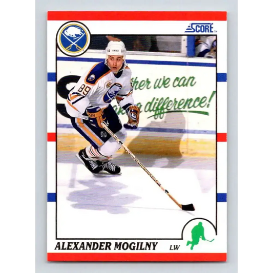 1990-91 Score #43 Alexander Mogilny NM-MT RC Rookie Buffalo Sabres Hockey Card