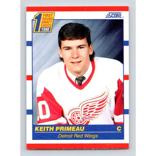 1990-91 Score #436 Keith Primeau NM-MT RC Rookie Detroit Red Wings Hockey Card