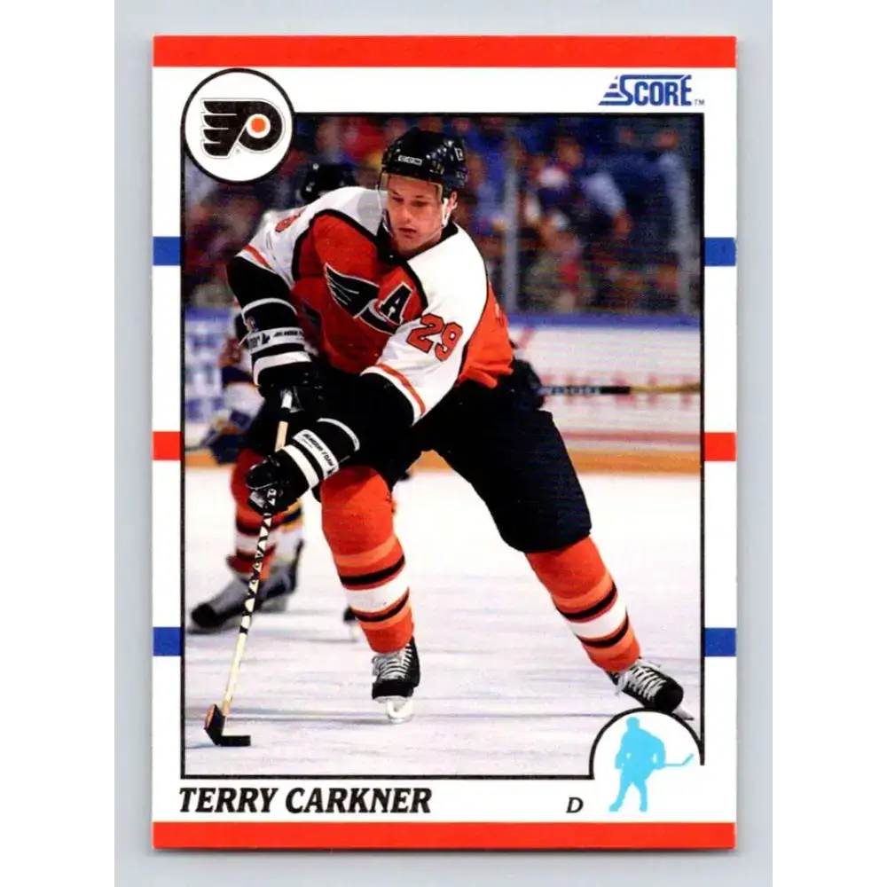 1990-91 Score #47 Terry Carkner NM-MT Philadelphia Flyers Hockey Card