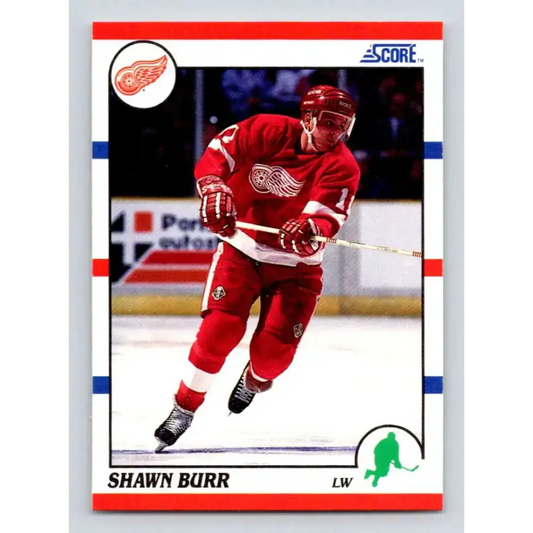 1990-91 Score #49 Shawn Burr NM-MT Detroit Red Wings Hockey Card