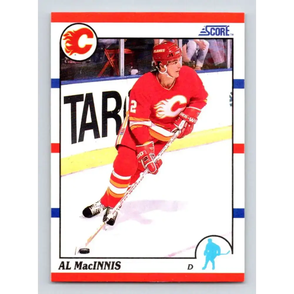 1990-91 Score #5 Al MacInnis NM-MT Calgary Flames Hockey Card - Hockey Card Single
