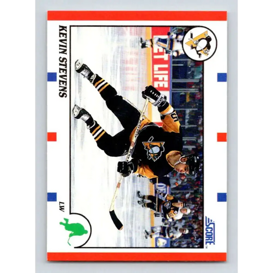 1990-91 Score #53 Kevin Stevens NM-MT RC Rookie Pittsburgh Penguins Hockey Card