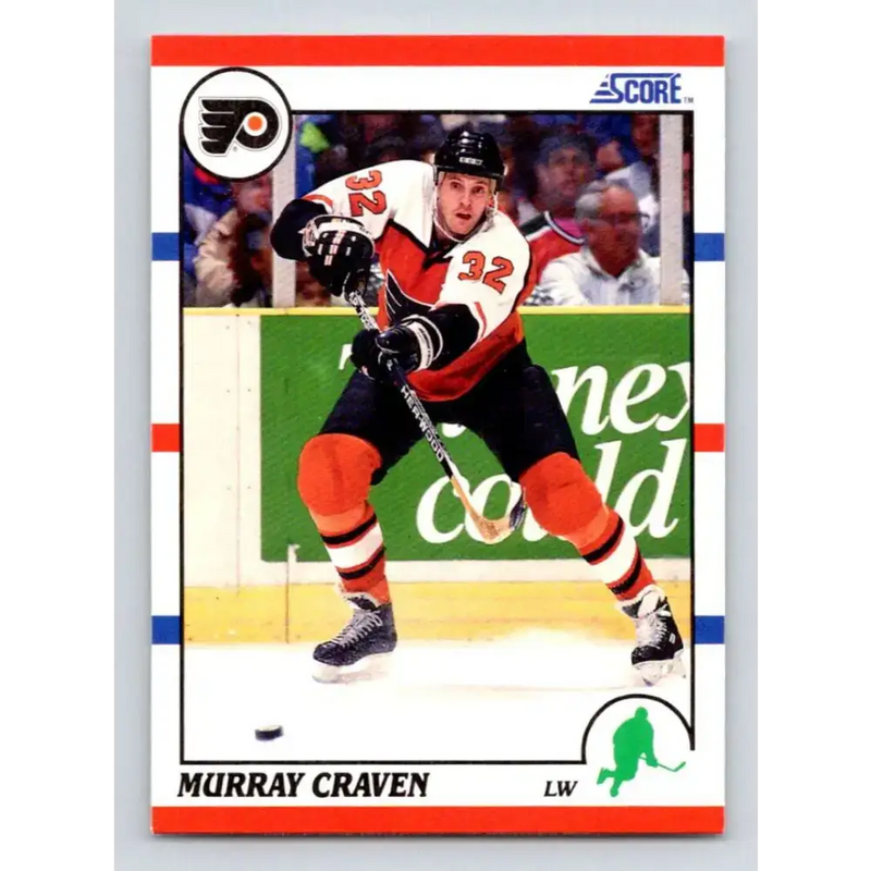 1990-91 Score #56 Murray Craven NM-MT Philadelphia Flyers Hockey Card - Hockey Card Single