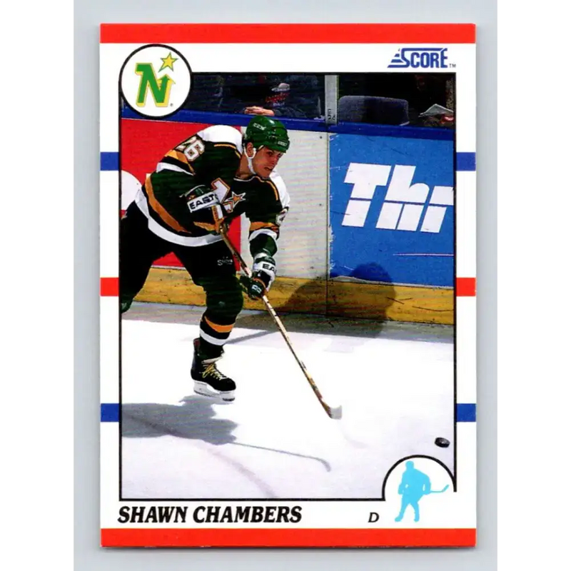 1990-91 Score #57 Shawn Chambers NM-MT Minnesota North Stars Hockey Card - Hockey Card Single
