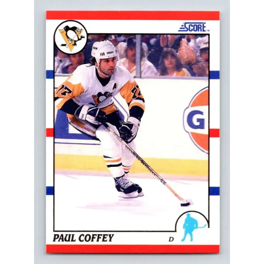 1990-91 Score #6 Paul Coffey NM-MT Pittsburgh Penguins Hockey Card - Hockey Card Single