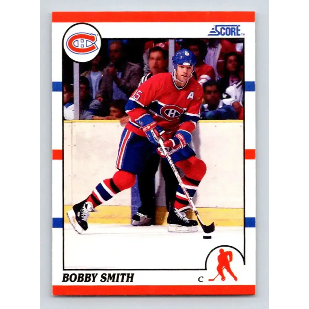 1990-91 Score #61 Bobby Smith NM-MT Montreal Canadiens Hockey Card - Hockey Card Single
