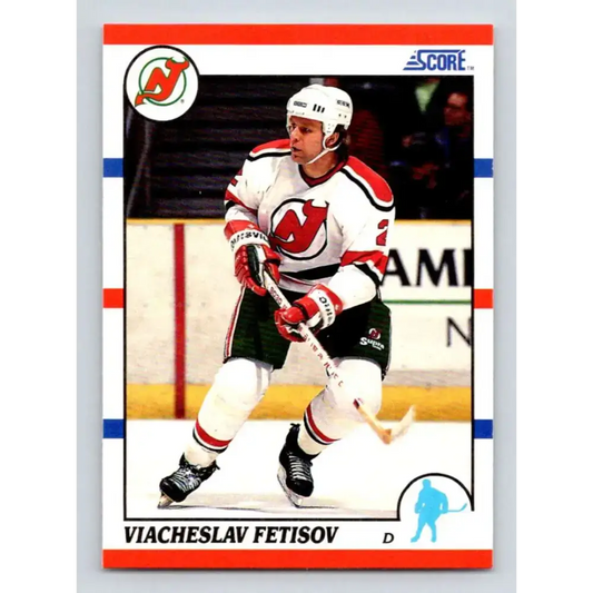 1990-91 Score #62 Slava Fetisov NM-MT RC Rookie New Jersey Devils Hockey Card