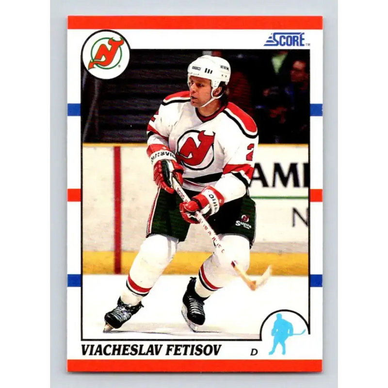 1990-91 Score #62 Slava Fetisov NM-MT RC Rookie New Jersey Devils Hockey Card - Hockey Card Single