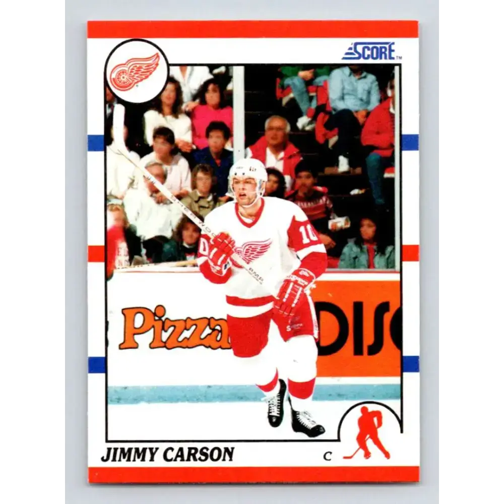 1990-91 Score #64 Jimmy Carson NM-MT Detroit Red Wings Hockey Card - Hockey Card Single