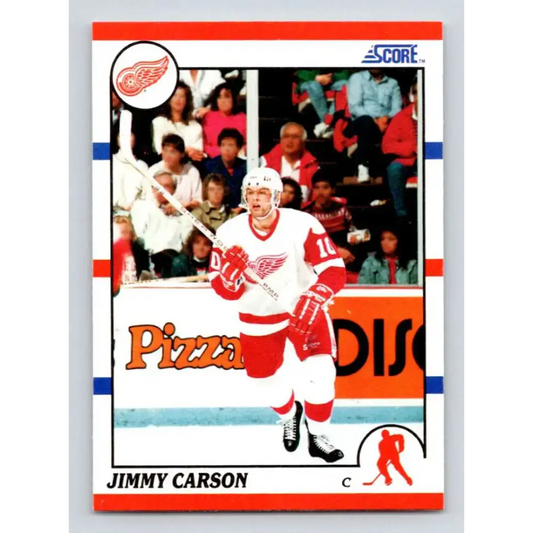 1990-91 Score #64 Jimmy Carson NM-MT Detroit Red Wings Hockey Card