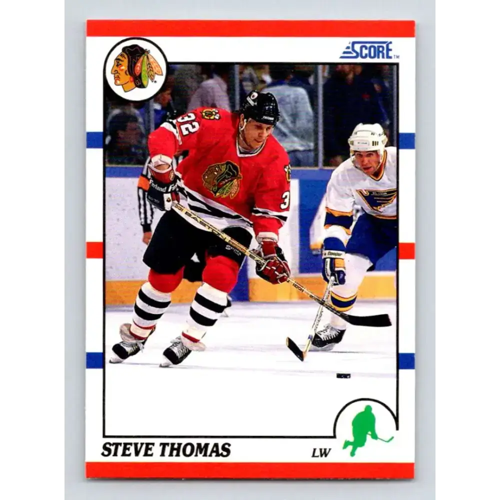 1990-91 Score #66 Steve Thomas NM-MT Chicago Blackhawks Hockey Card