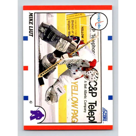1990-91 Score #68 Mike Liut NM-MT Washington Capitals Hockey Card