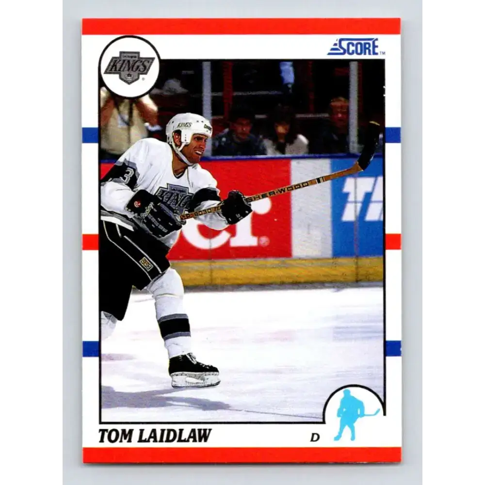 1990-91 Score #69 Tom Laidlaw NM-MT Los Angeles Kings Hockey Card - Hockey Card Single