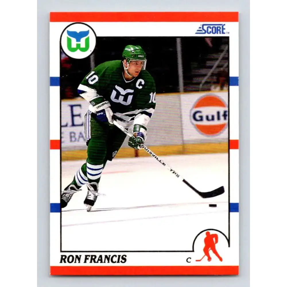 1990-91 Score #70 Ron Francis NM-MT Hartford Whalers Hockey Card - Hockey Card Single
