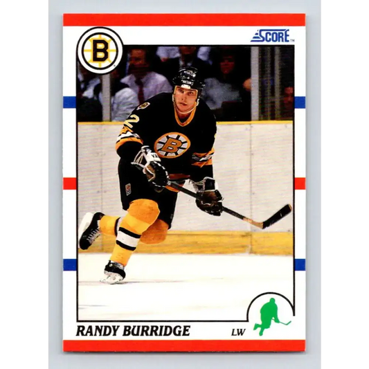 1990-91 Score #72 Randy Burridge NM-MT Boston Bruins Hockey Card