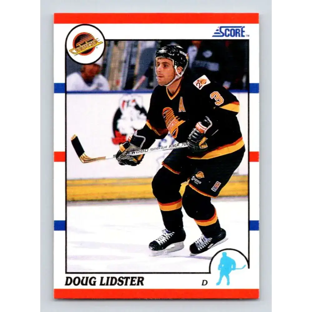 1990-91 Score #73 Doug Lidster NM-MT Vancouver Canucks Hockey Card - Hockey Card Single