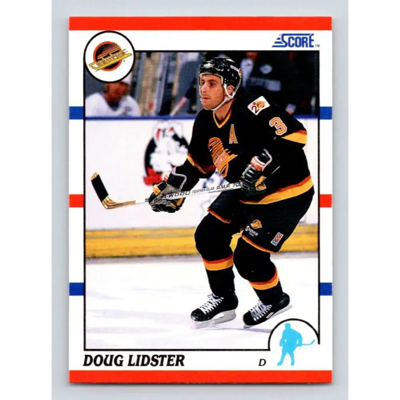1990-91 Score #73 Doug Lidster NM-MT Vancouver Canucks Hockey Card - Hockey Card Single