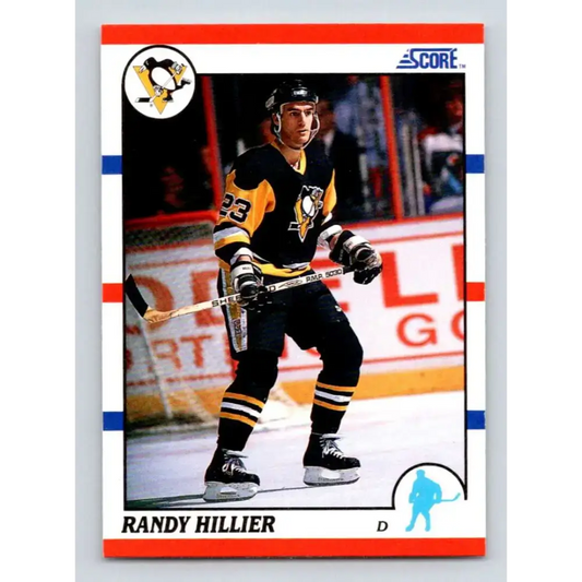 1990-91 Score #76 Randy Hillier NM-MT Pittsburgh Penguins Hockey Card