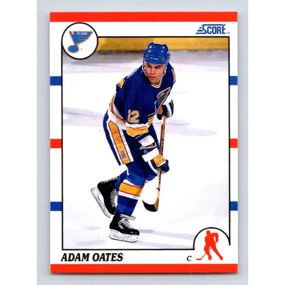 1990-91 Score #85 Adam Oates NM-MT St. Louis Blues Hockey Card - Hockey Card Single